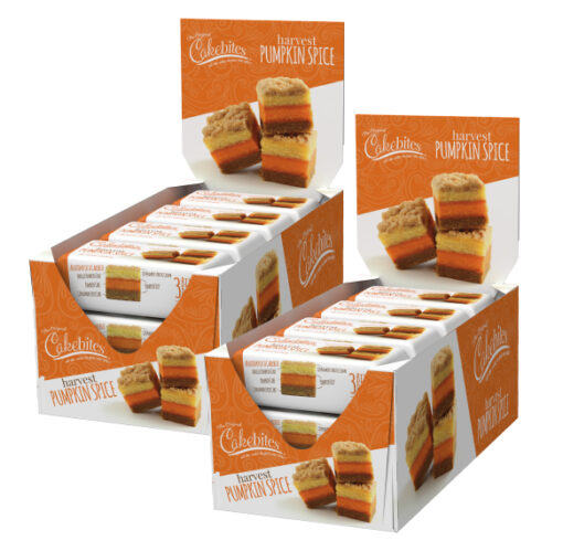 Harvest Pumpkin Spice Cakebites - Packed (2) per case - SEASONAL ITEM