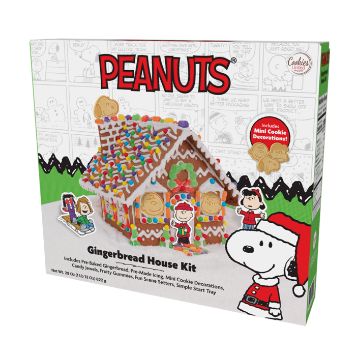 Peanuts Gingerbread House Kit - Packed (6) per case - 12206