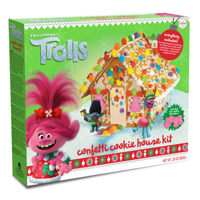 Trolls Confetti Cookie House Kit - Packed (6) per case - 12529