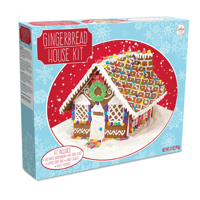 Holiday Gingerbread House Kit - - Packed (6) per case - 12627