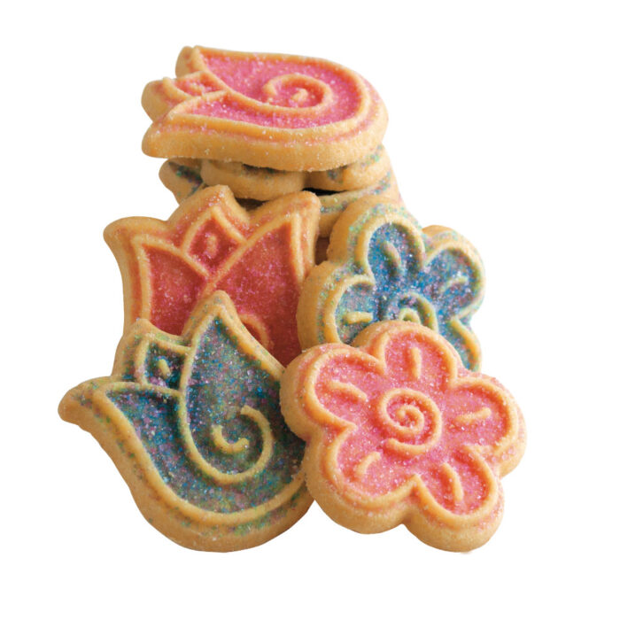 Spring Flower Sugar Cookies- Packed in 5 lb. bulk - 00412