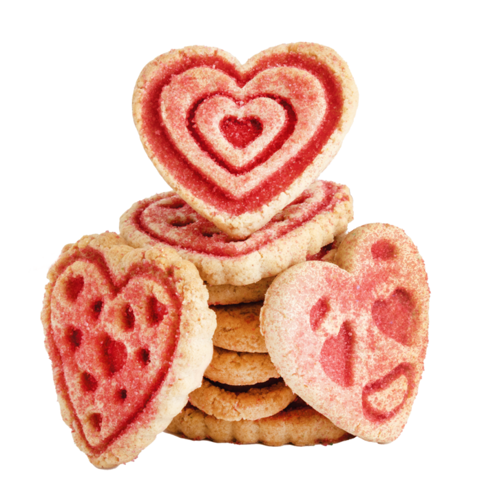 Mini Sugar Hearts - Packed in 5 lb. bulk - 00208