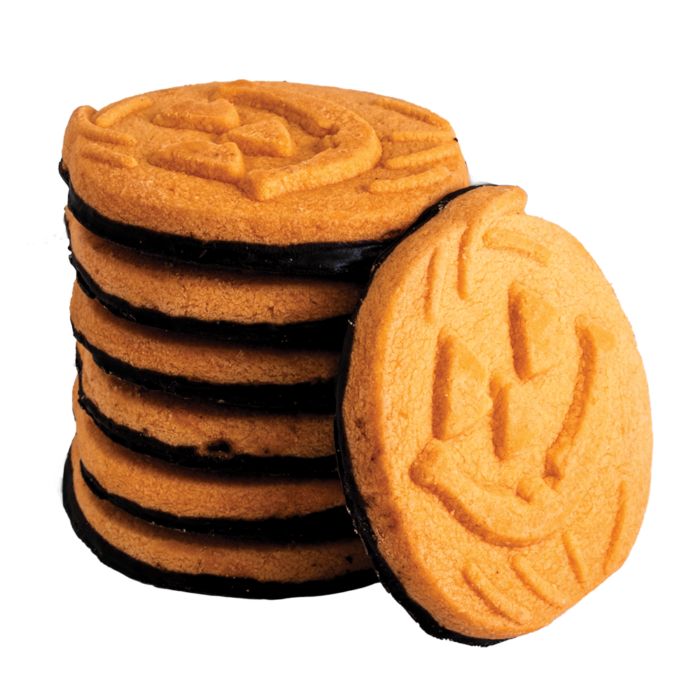 Orange Pumpkin Face Dipped - Packed in 5 lb. bulk - 00728