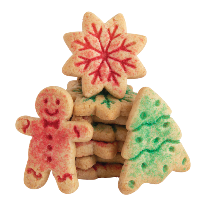Christmas Mini Sugar Cookies - Packed in 5 lb. bulk - 01238