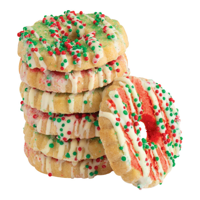 Christmas Mini Frosted Cookies - Packed in 5 lb. bulk - 01212