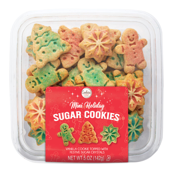 Mini Holiday Sugar Cookies - 5 oz - 12906