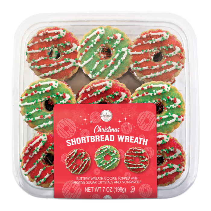 Christmas Shortbread Wreath - 7 oz - 12919