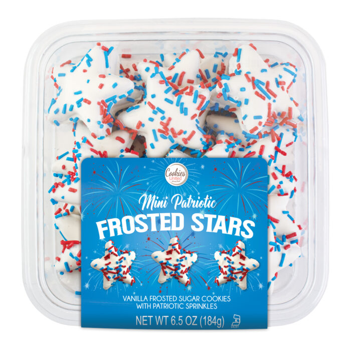 Mini Patriotic Frosted Stars - 6.5 oz - 17702