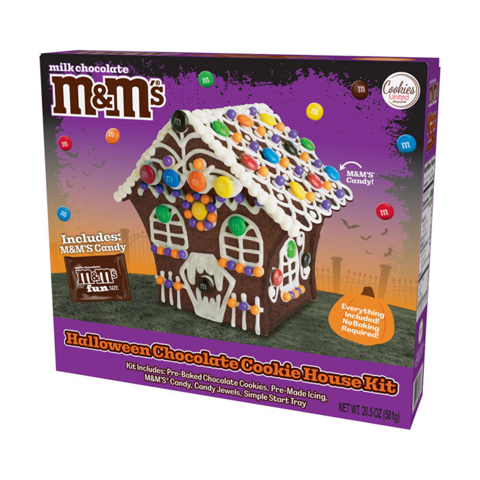M&M's Halloween Chocolate Cookie House Kit  - Packed (6) per case - 79656