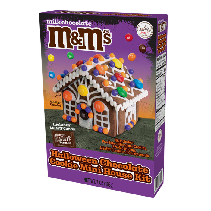 M&M's Halloween Chocolate Mini House Kit - Packed (14) per case - 77714