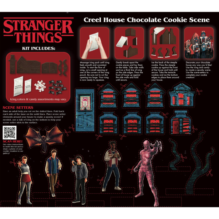 Stranger Things Chocolate Cookie House Kit  - Packed (6) per case - 12892 - Image 3