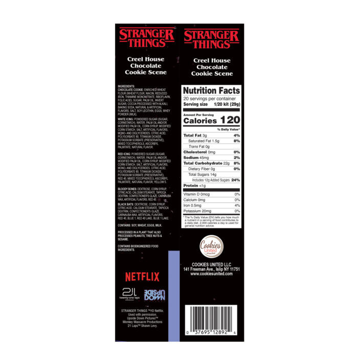 Stranger Things Chocolate Cookie House Kit  - Packed (6) per case - 12892 - Image 2